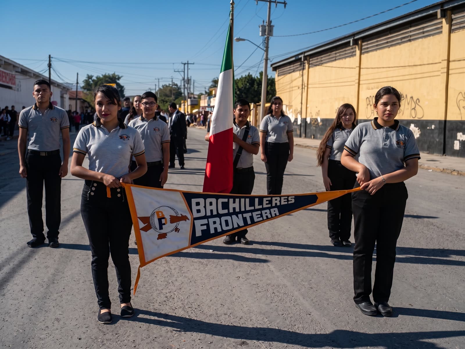 Desfile Bachilleres Frontera